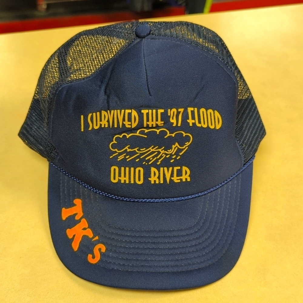 Vintage 1997 Snapback Hat Ohio River Flood